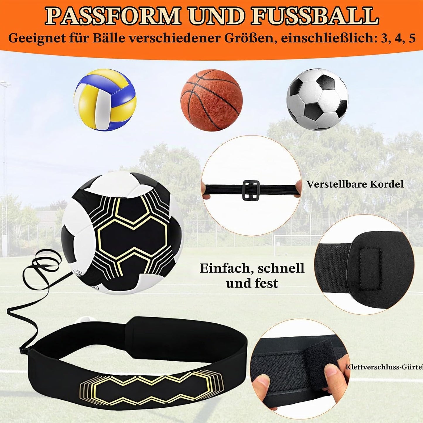 Fussball-Trainingsset mit Agility-Leiter & Hütchen
