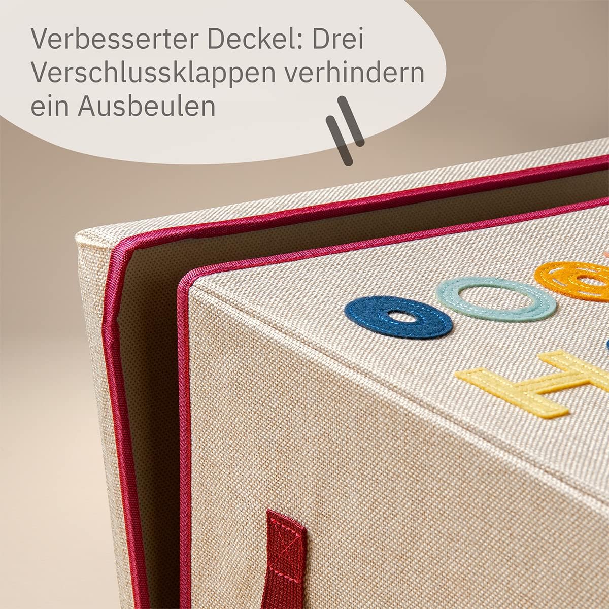 Aufbewahrungsbox mit Deckel, Happy Day