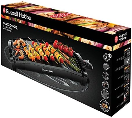 MaxiCook - Tischgrill mit herausnehmbare, antihaftbeschichteter Grillplatte, Tischgrill