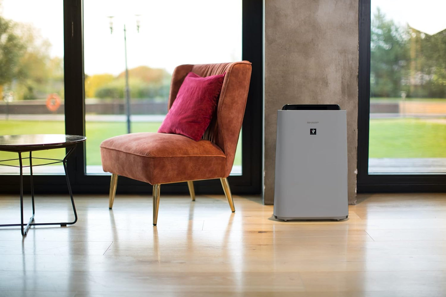 Luftreiniger UA-HD60E-L mit Befeuchtungsfunktion (bis 48 m²), Luftreiniger mit Befeuchtung HD Hellgrau bis 48 qm