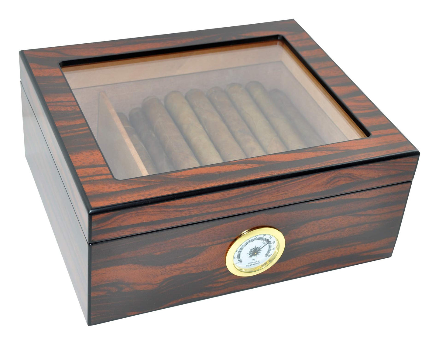 Zigarren Humidor, Makassarbraun
