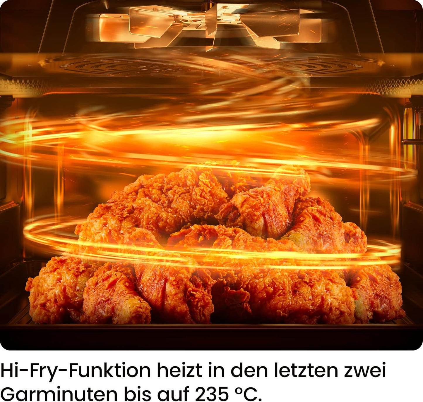 Heissluftfritteuse mit Sichtfenster, 5,7L Sichtfenster