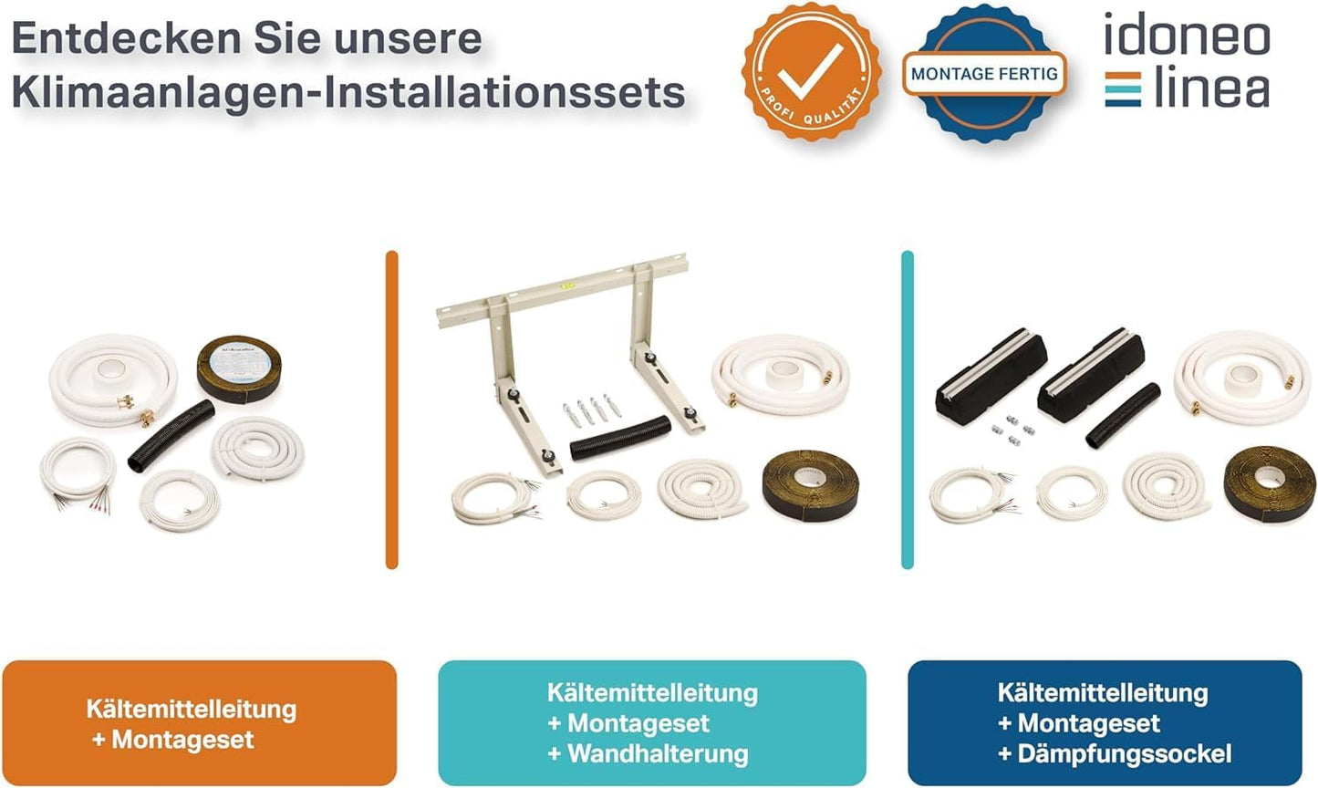 Kältemittelleitung isoliert (5/8, 0,5m), 5/8” 0,5m