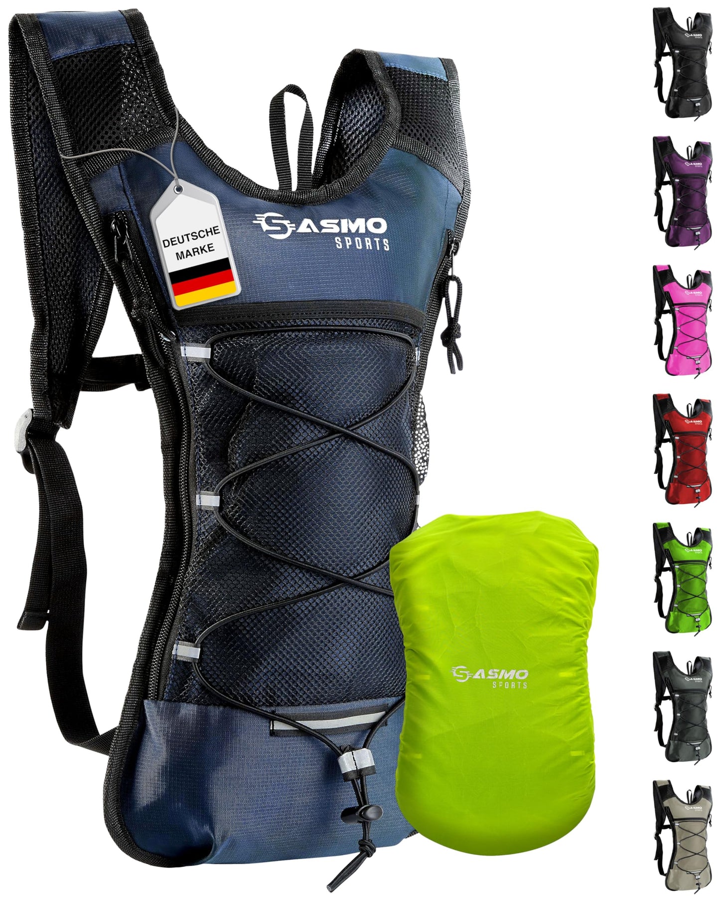 Ultraleichter Laufrucksack, Blau
