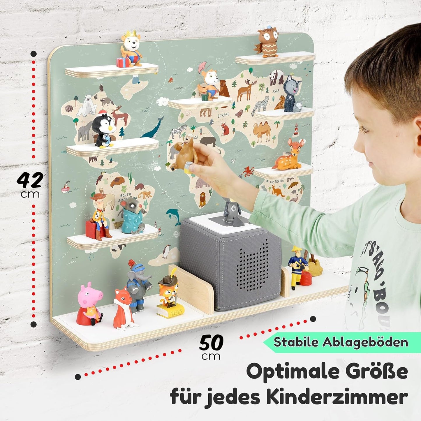 Regal für Toniebox & Figuren, Gross Atlas
