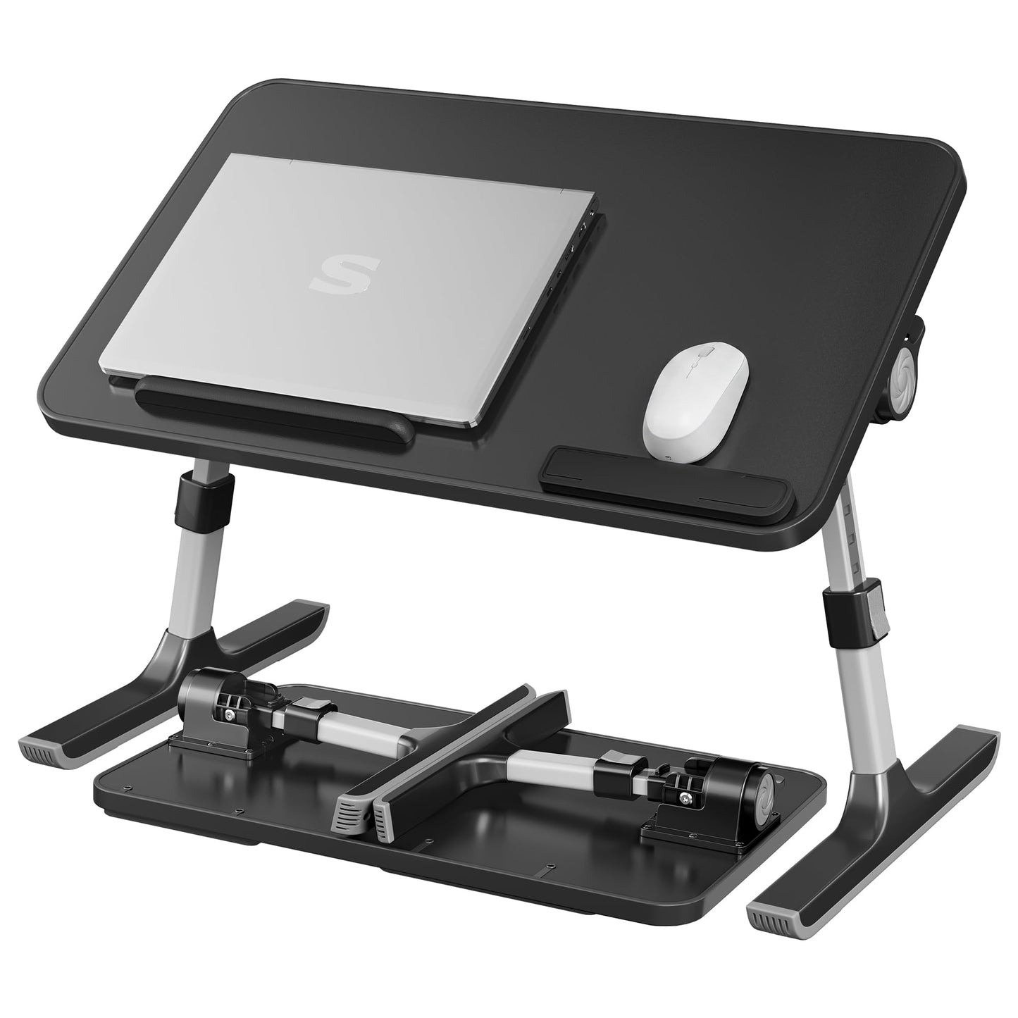 Laptoptisch, Schwarz 52 x 30 cm