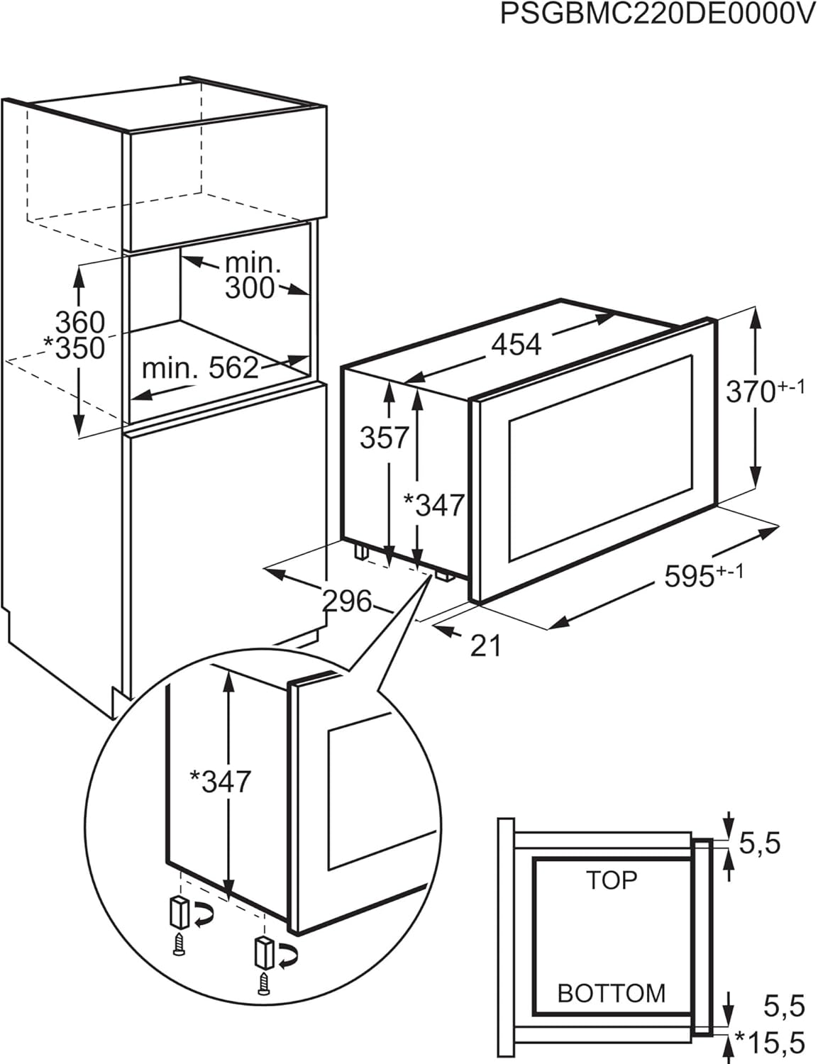 Einbau-Mikrowelle Serie 6000