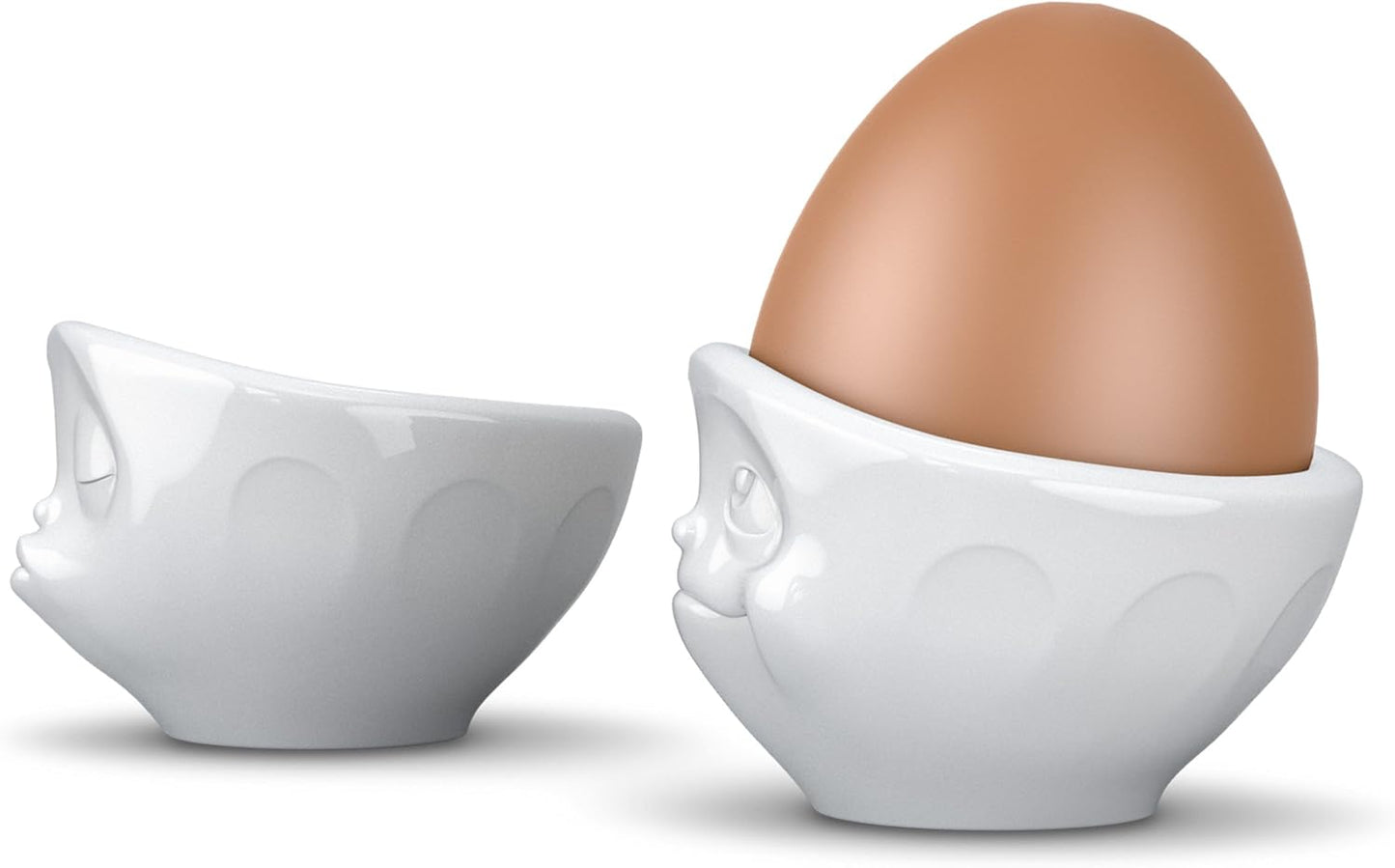 4er-Set Eierbecher Küssend & Verträumt & lecker & Och Bitte