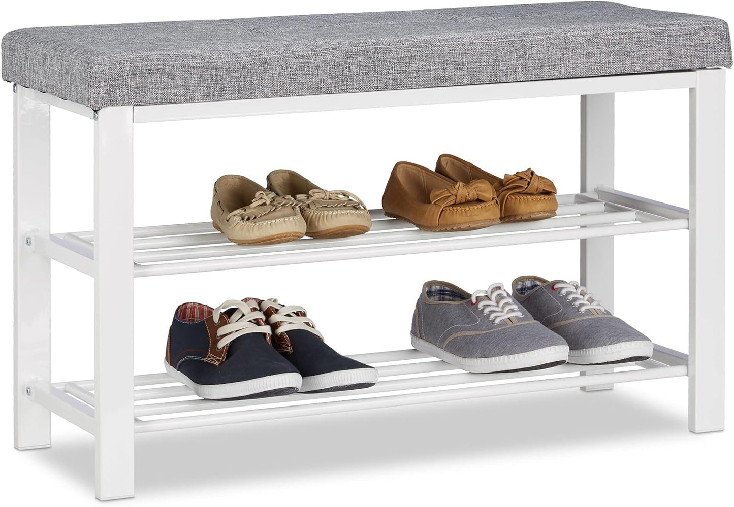 Cal, Schuhbank mit Stoffpolsterung