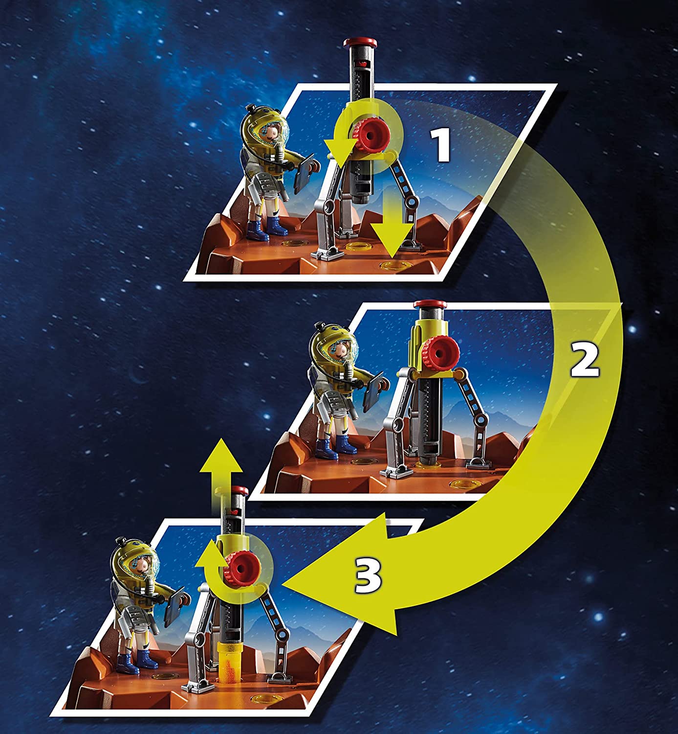 70888 Space Mars-Expedition mit Fahrzeugen, Konstruktionsspielzeug