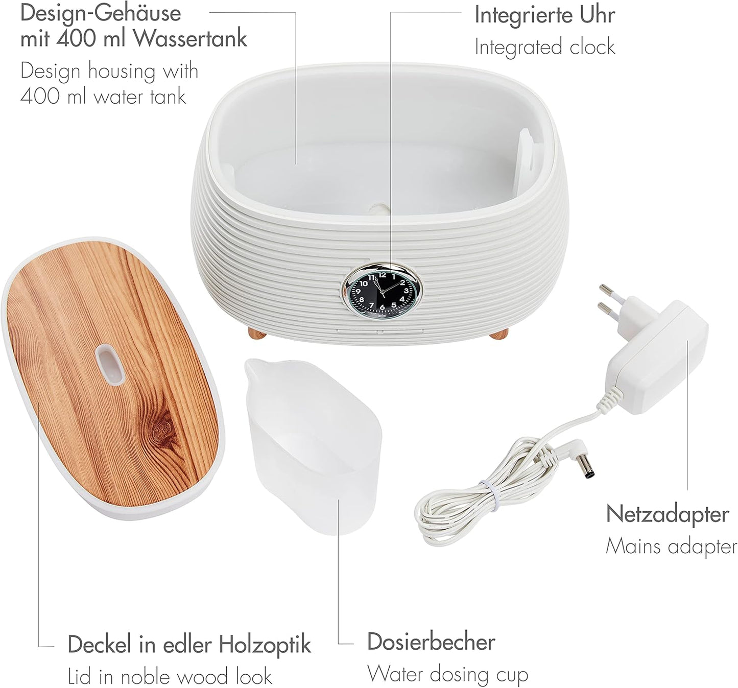 Aroma Diffuser Luftbefeuchter, 400 ml