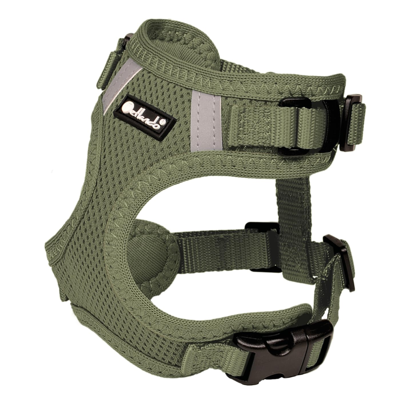 Hundegeschirr Mesh Vest, Olive XL