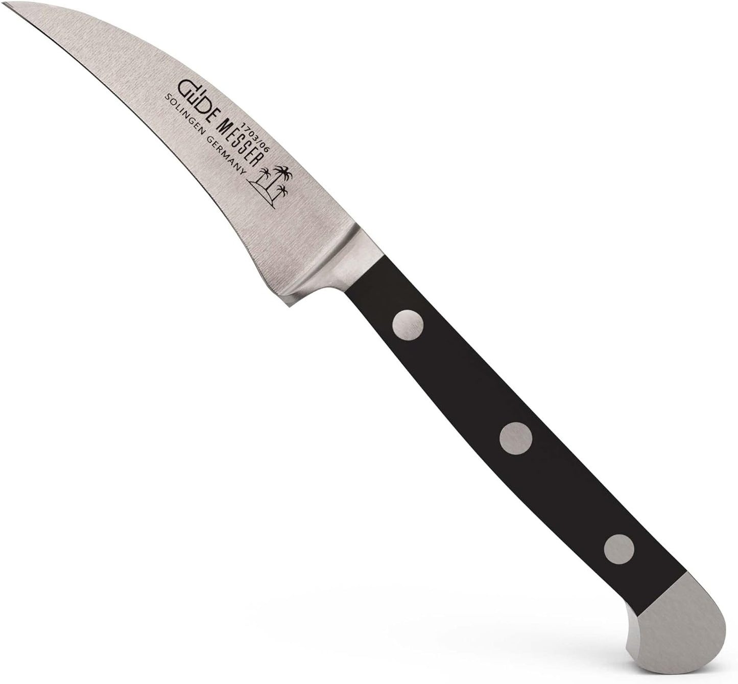 Alpha Schälmesser, Pom