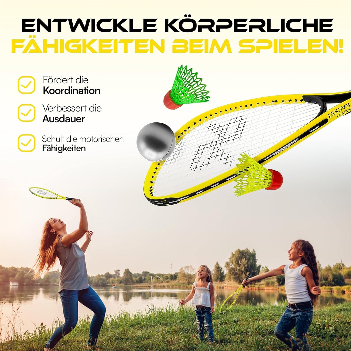 Crossminton Jugendset, 4. Gelb