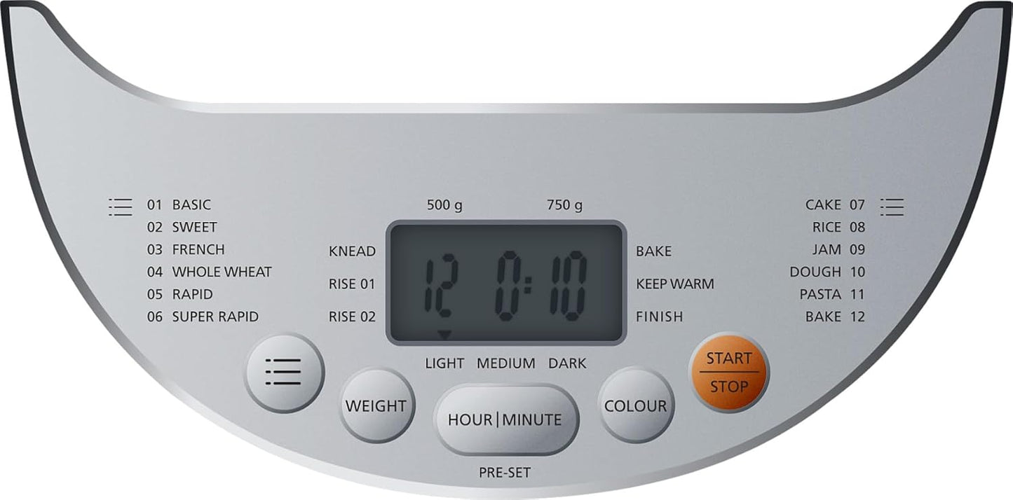 Brotbackautomat NP BM 3 mit 12 Programmen