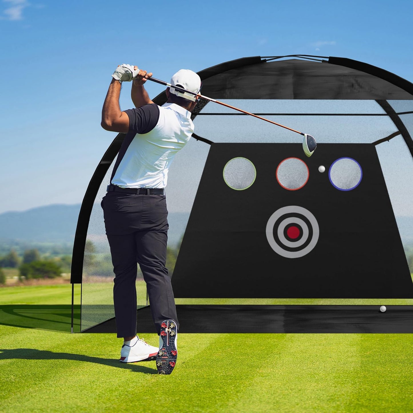 Golf Übungsnetz mit Zielscheibe und Tragetasche