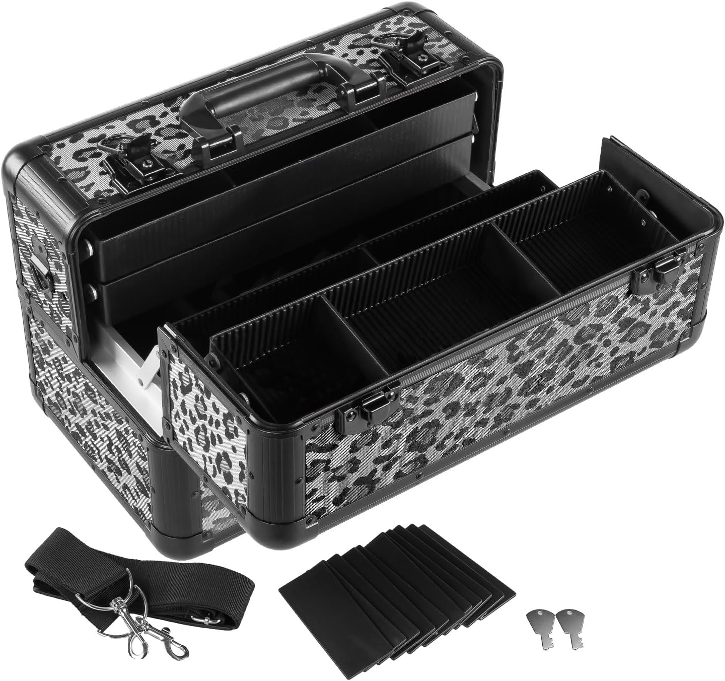Beauty Case Kosmetikkoffer, Leo Noir