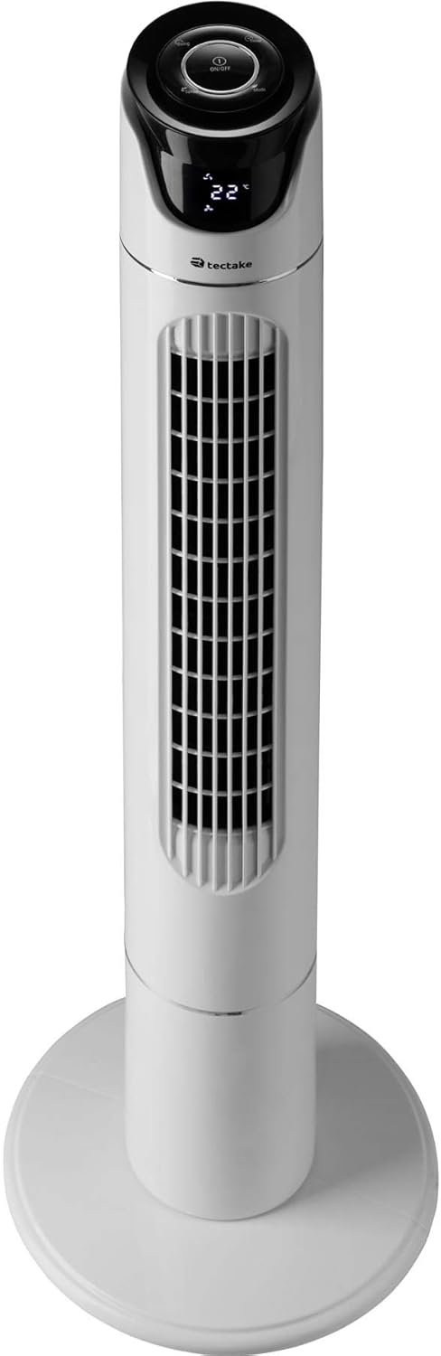 Turmventilator mit Fernbedienung und Timer, 31 x 110 cm