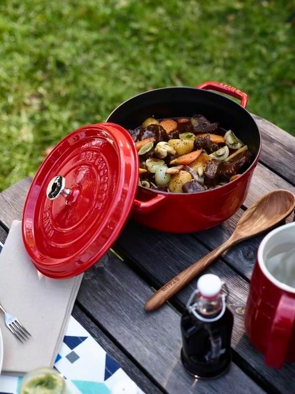 Cocotte Bräter für alle Herdarten, 26 cm Kirschrot