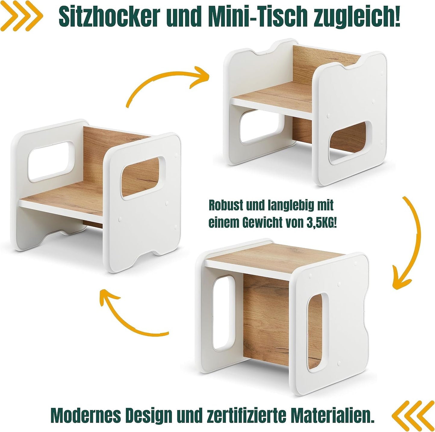 Wendehocker, Weiss + Eiche