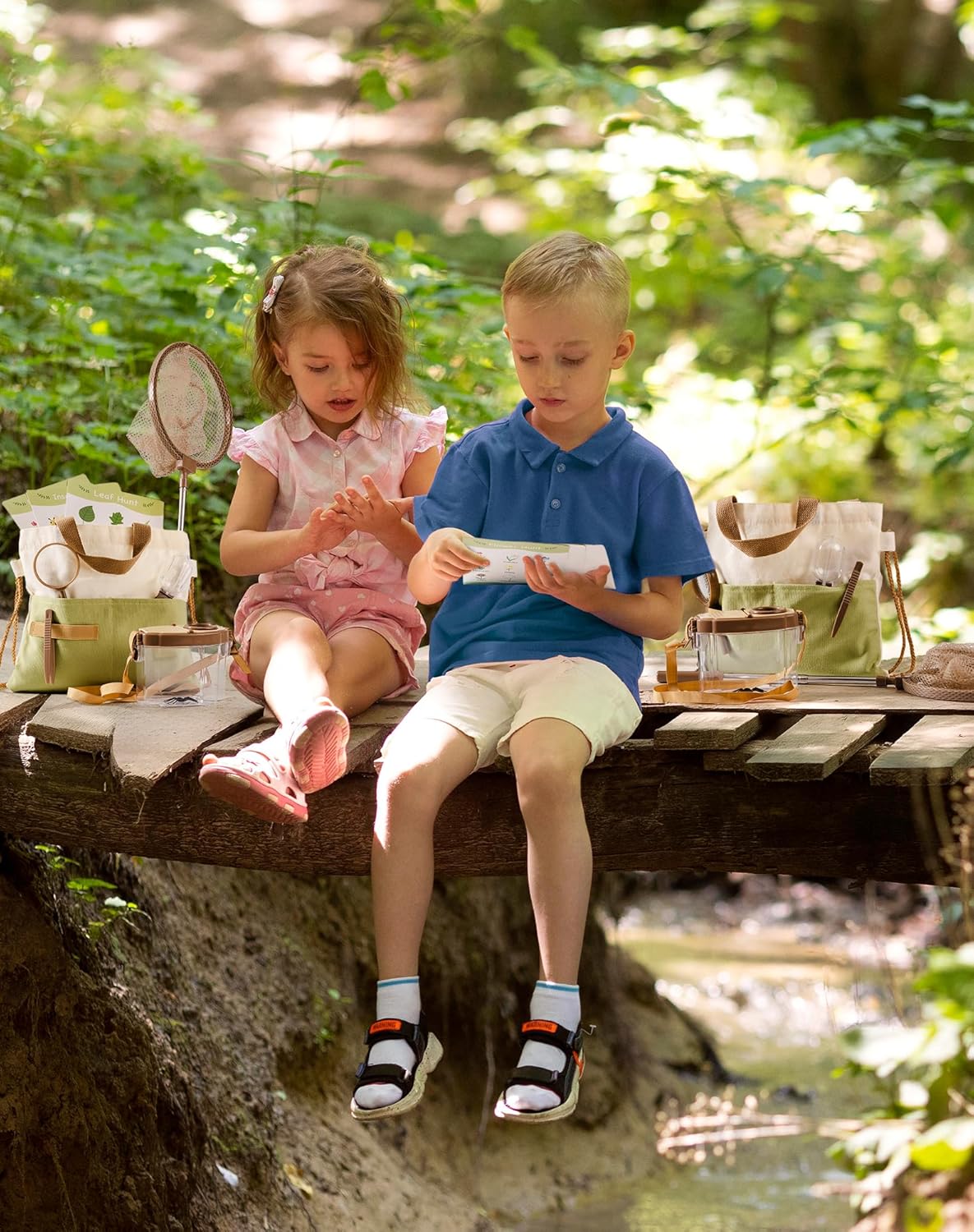 8-teiliges Kinder Entdecker Kit, Grün - Dual