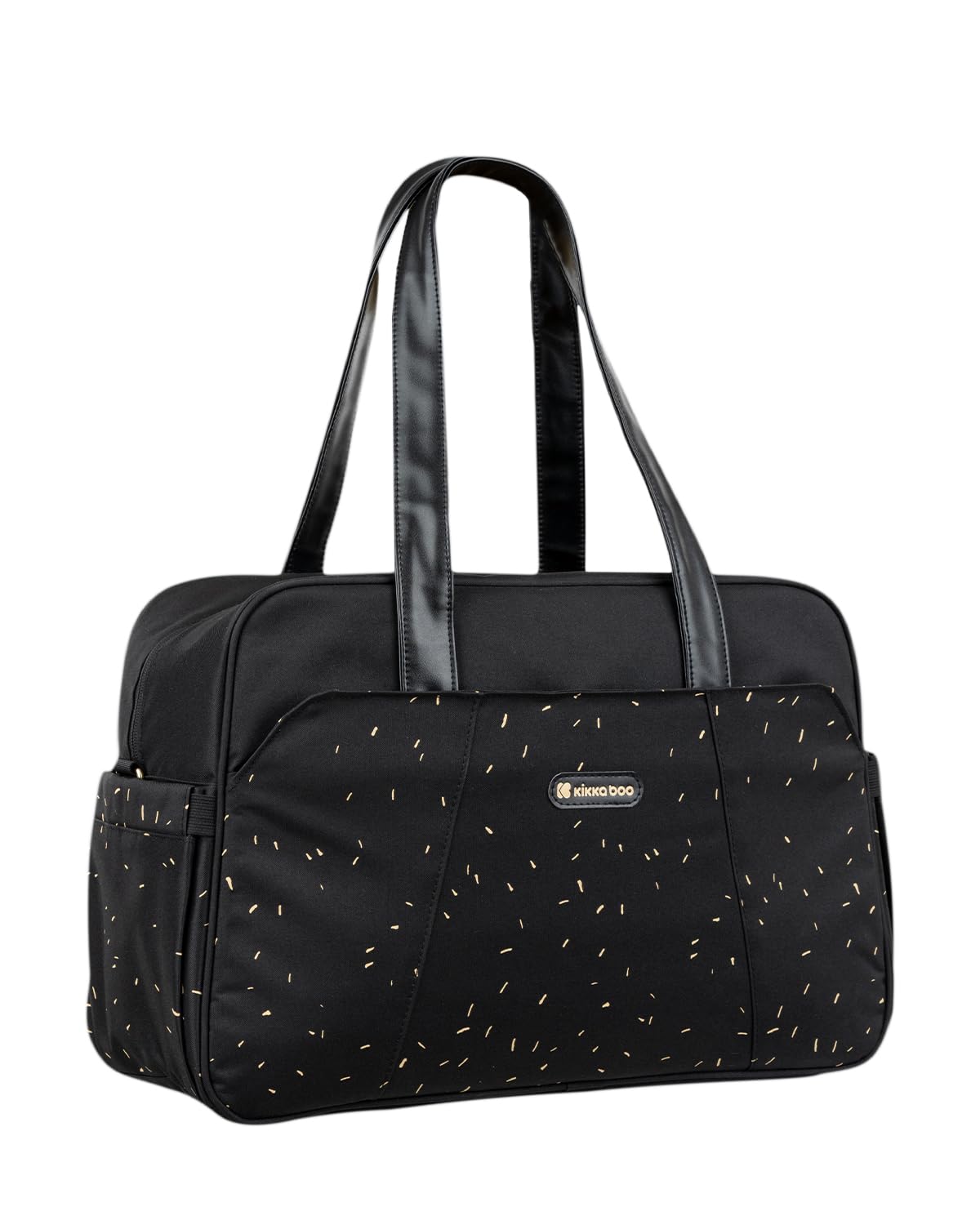 Wickeltasche Chelsea mit Wickelunterlage, Schwarz Gemustert