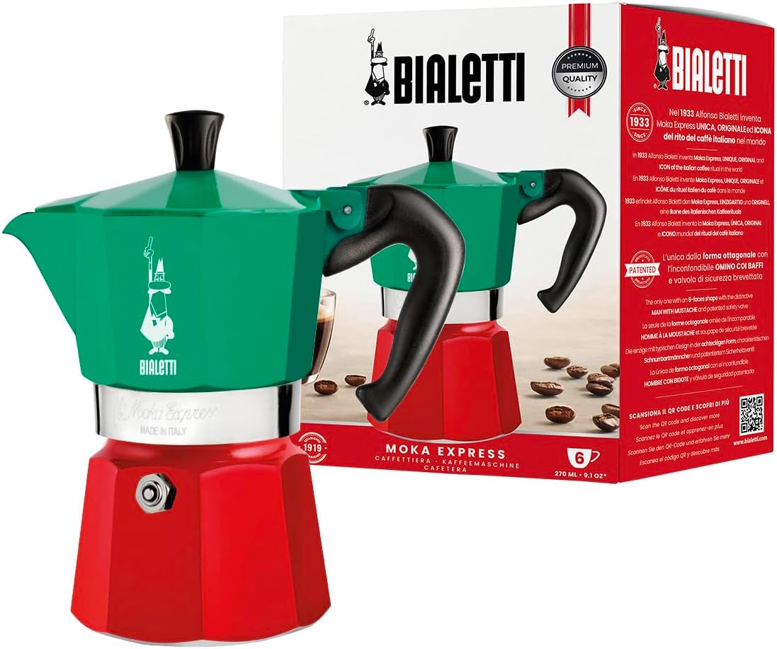 Espressokocher für 6 Tassen, 6 Tassen