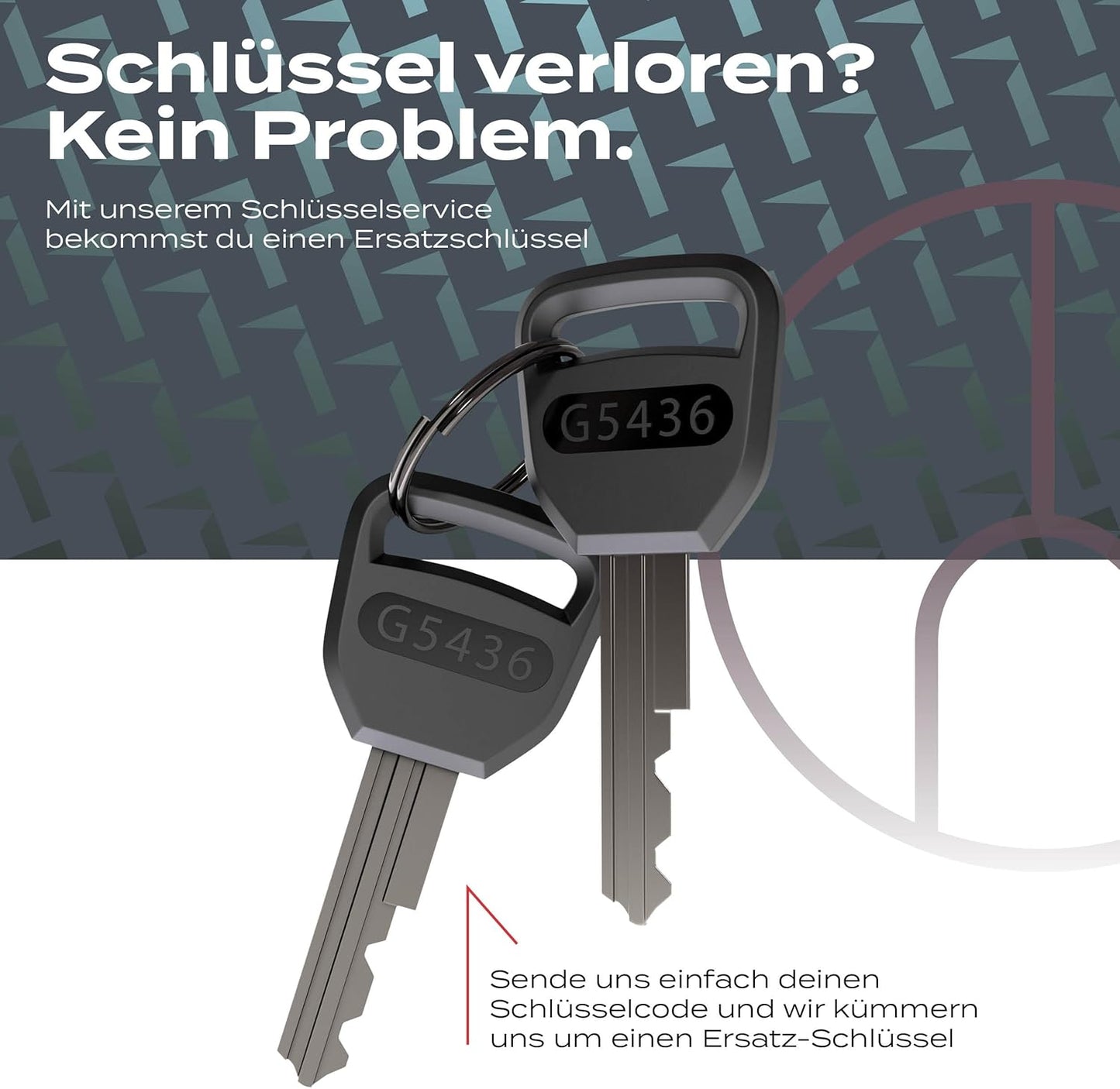 FlexLock 15 Faltschloss, Schlüssel