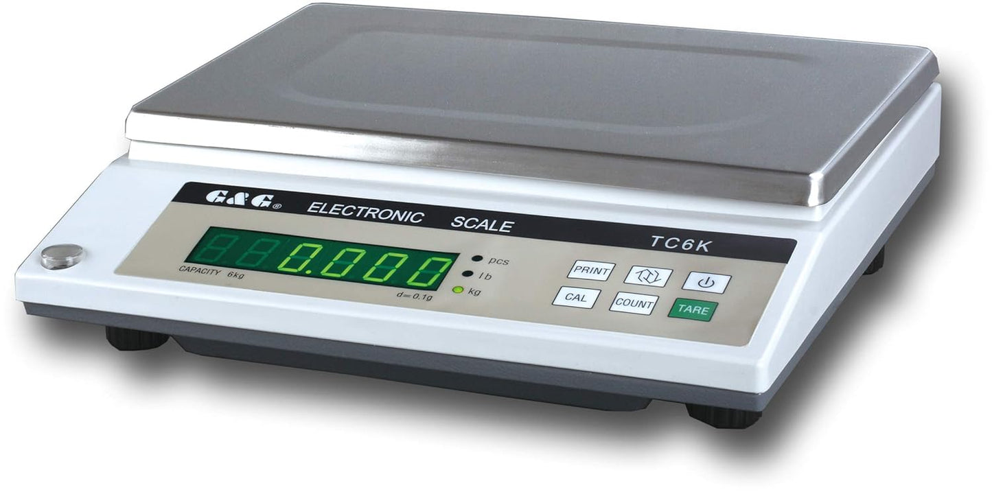 Tischwaage TC6KA, TC6KA: 6kg / 1g