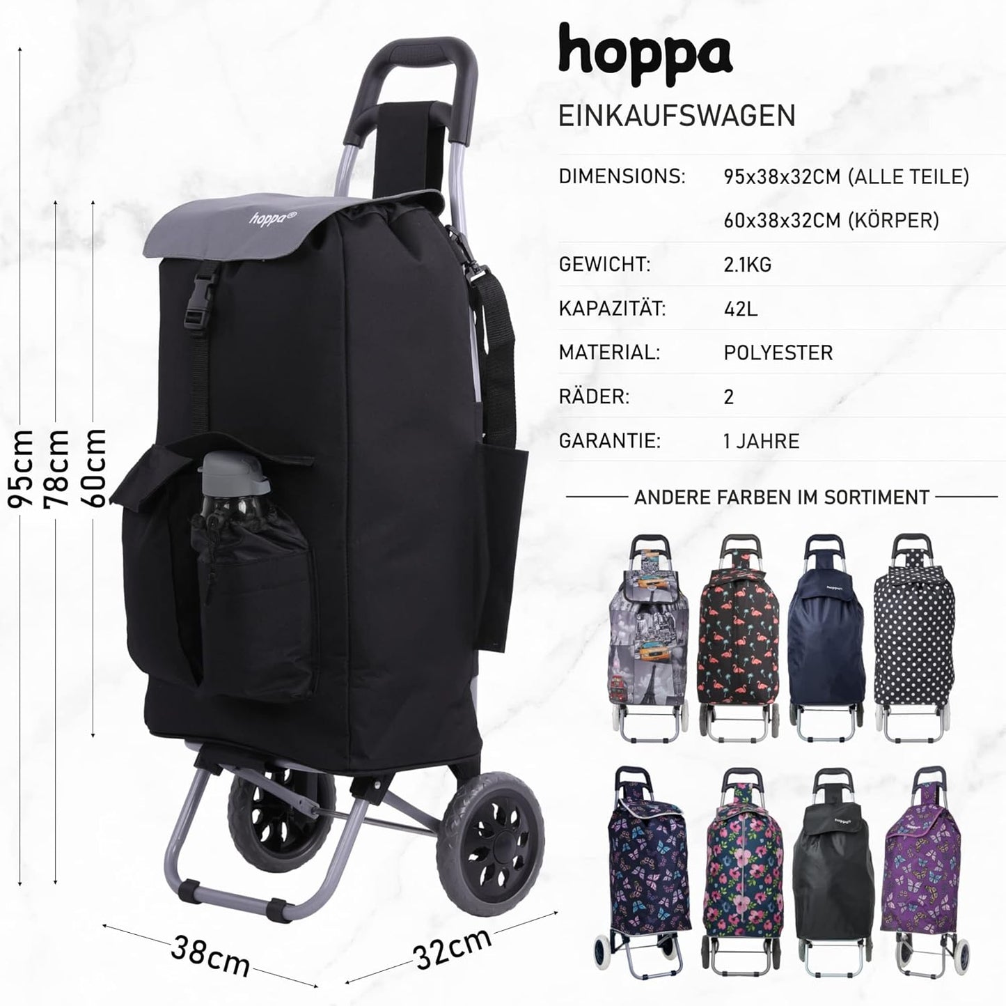 Isolierter Einkaufstrolley 42L