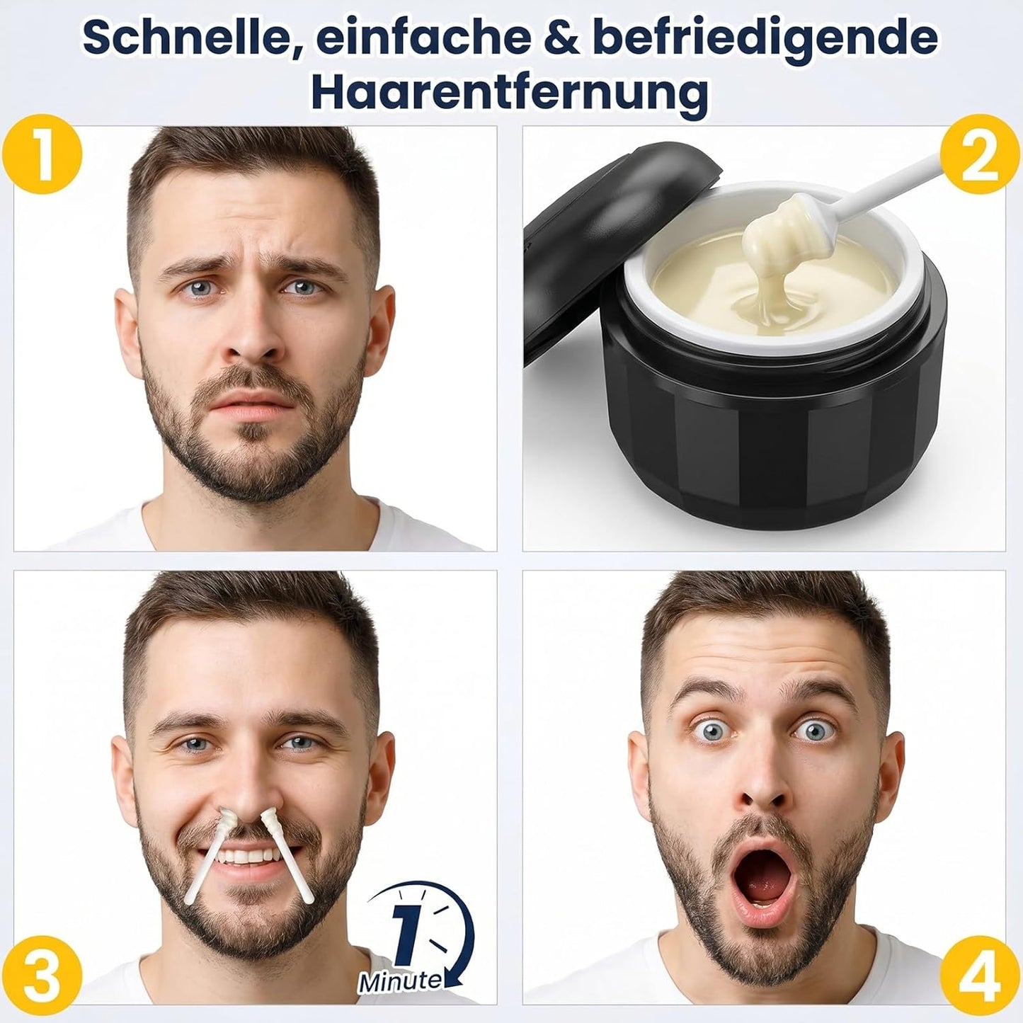 Nasenhaar Waxing Set mit Mini Wax Maschine