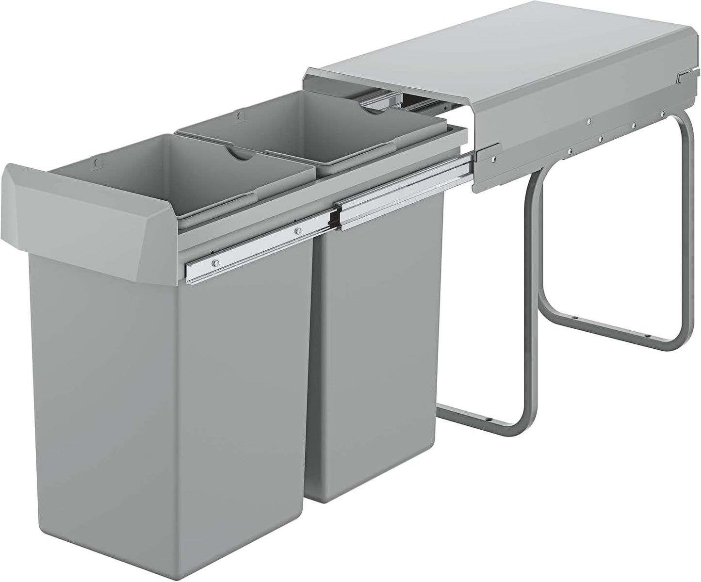 Mülltrennsystem, Trennung 2-fach 30 cm - 15 l / 15 l