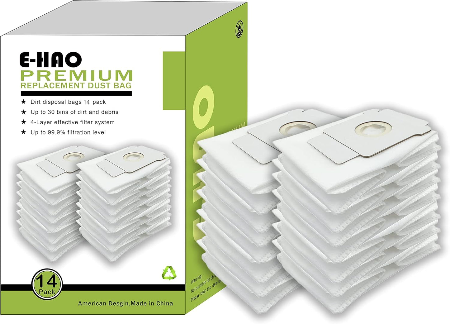 Staubsaugerbeutel-Set für Roomba i, s, j & Combo (14er-Pack), 14er-pack