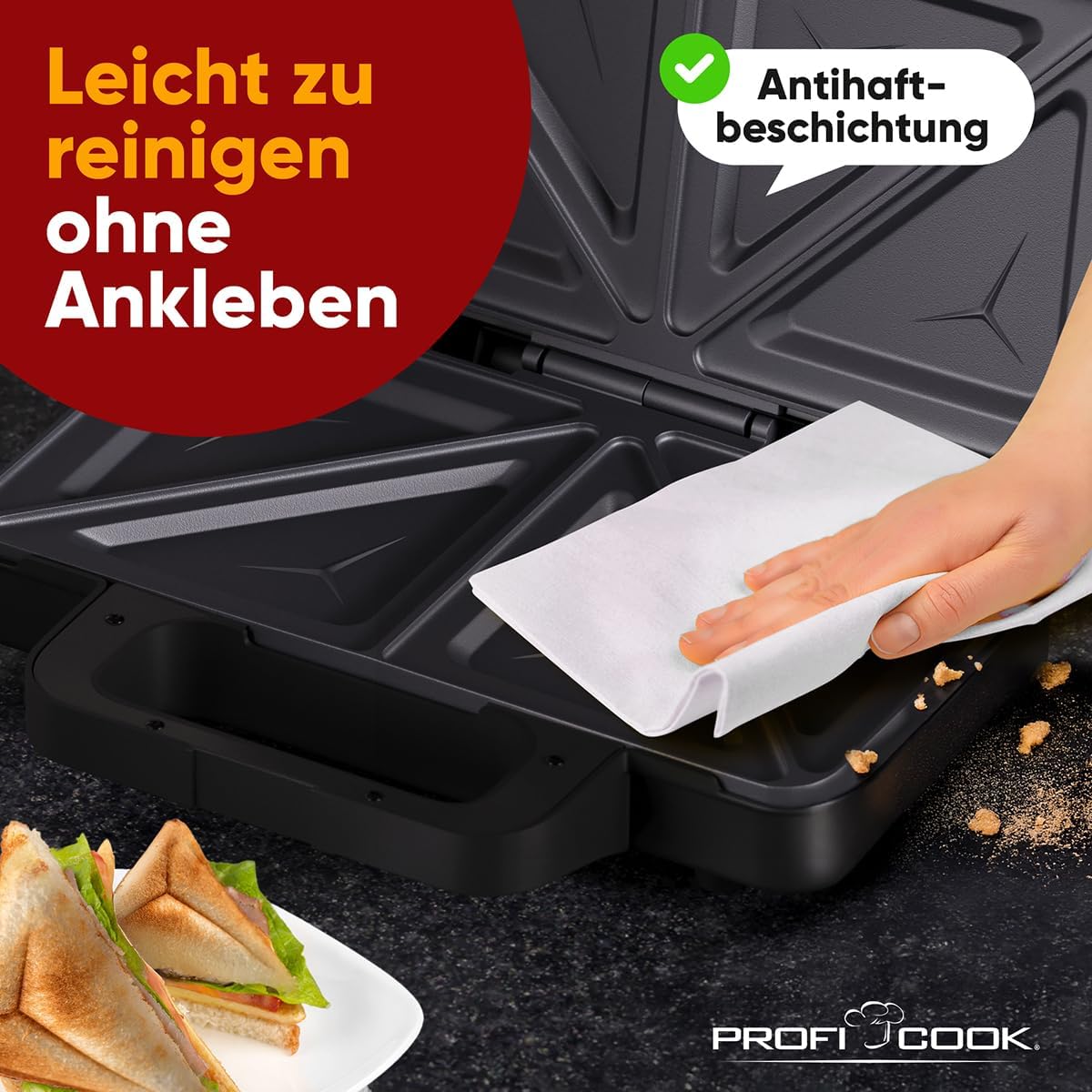 Sandwichmaker PC-ST 1315