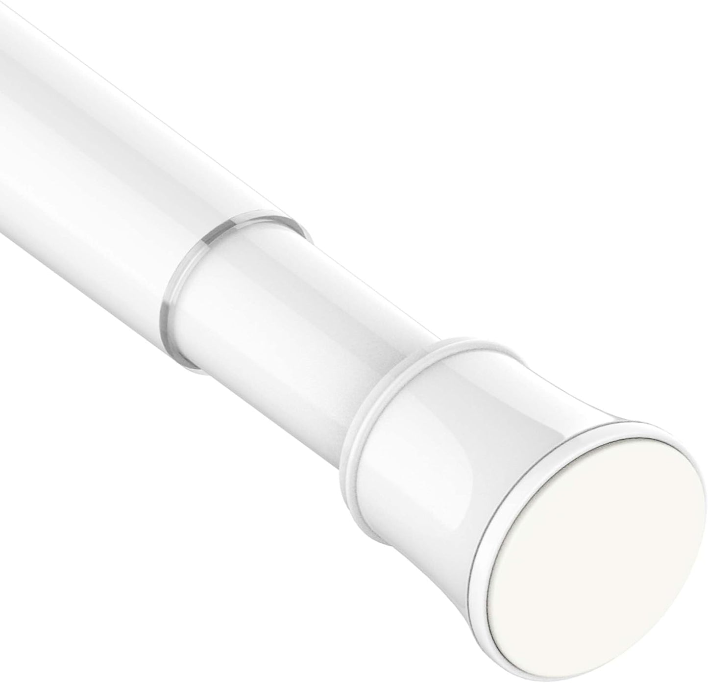 Teleskop-Gardinenstange ohne Bohren (65-85 cm), Weiß 65-85 cm