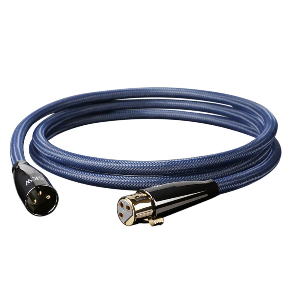 Balanced XLR Mikrofonkabel 3 PIN (1m), 1M OFC XLR cable(1pcs/set)