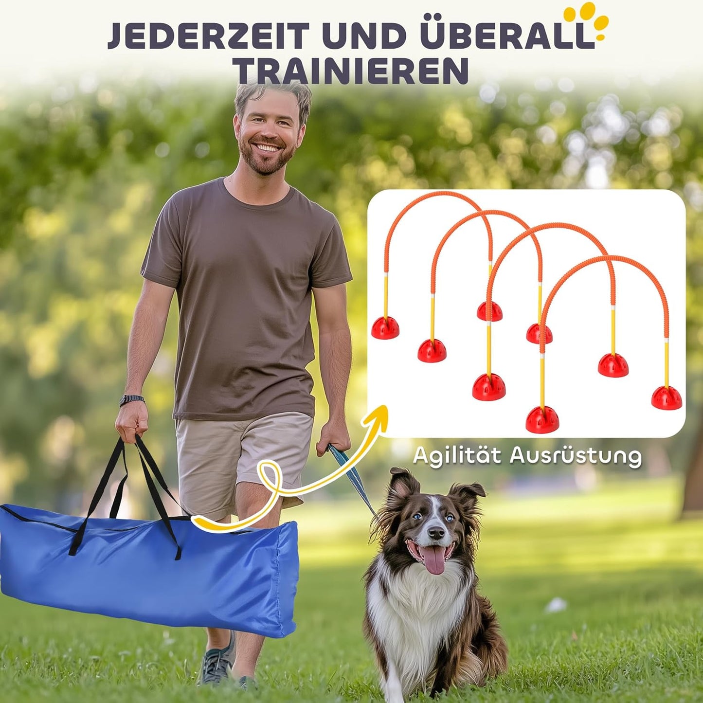 Agility Set, Orange+Gelb