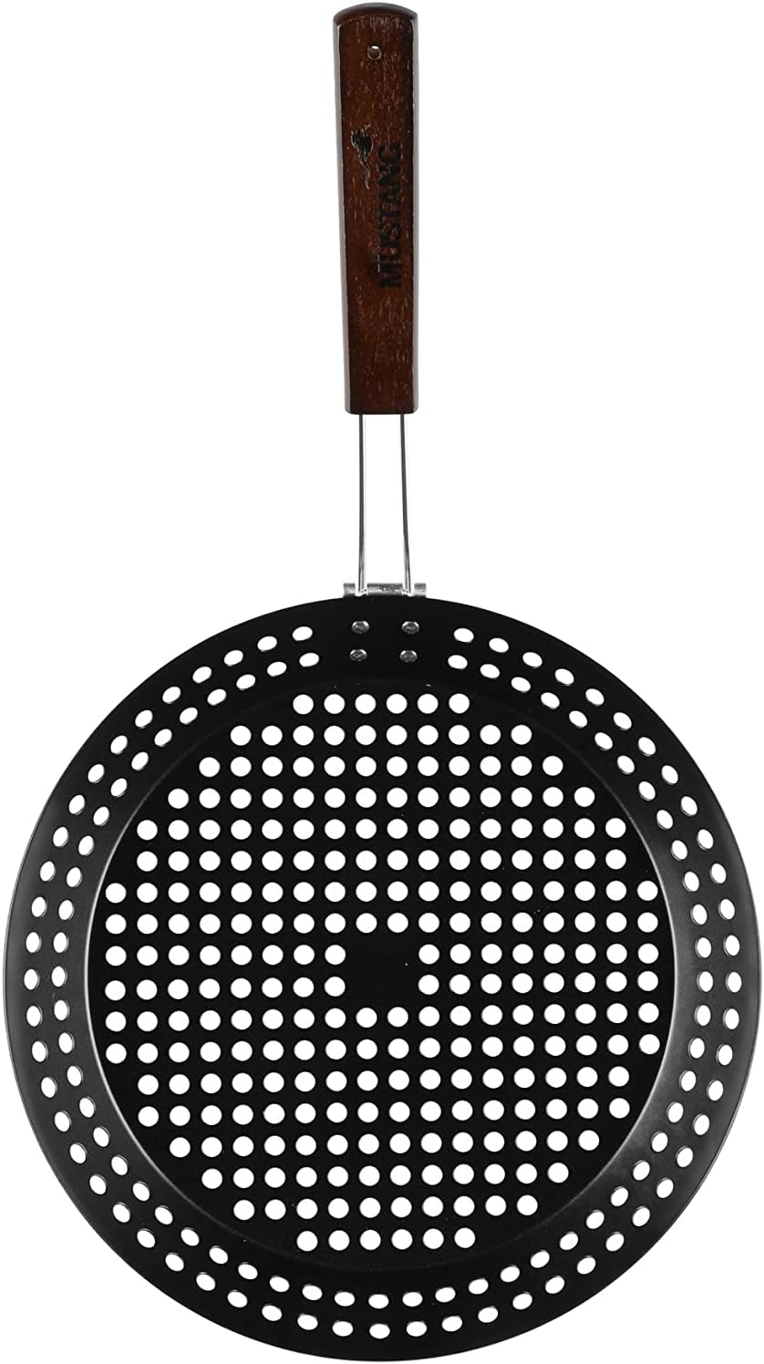Grillpfanne mit klappbarem Griff