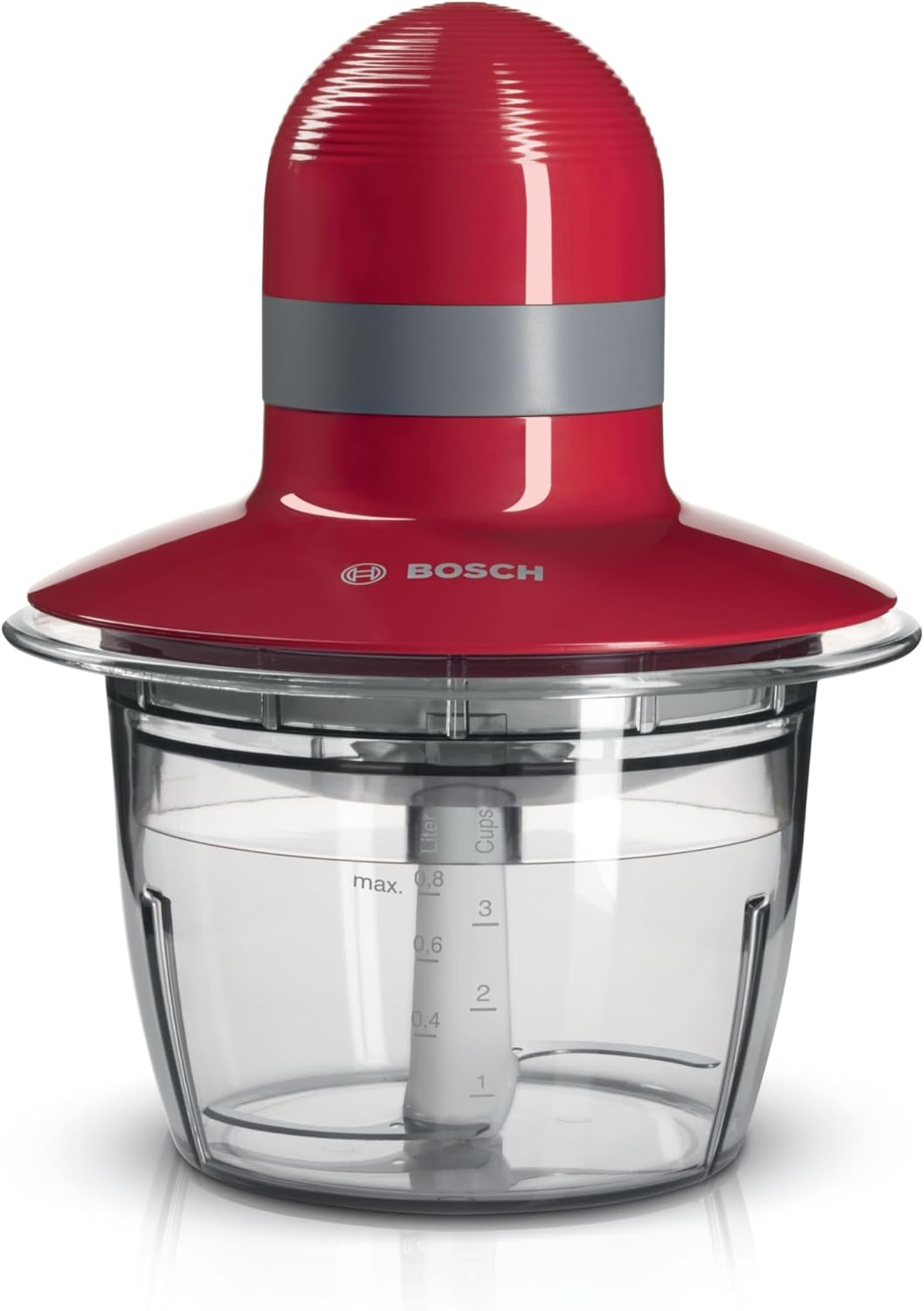 MMR08R2 Universalzerkleinerer, 400 W Mixbecher 800 ml Rot