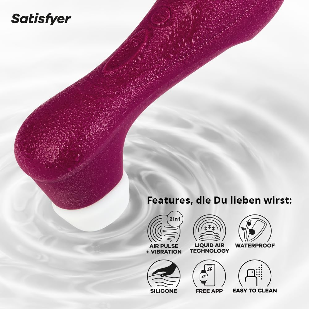 Pro 2 Generation 3 Vibrator mit App-Steuerung, bordeaux