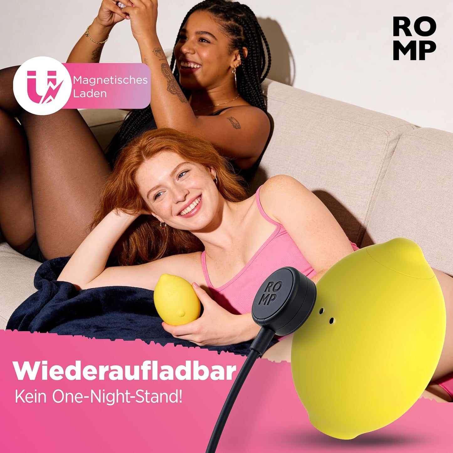 Lemon Klitorisvibrator mit 10 Modi, Gelb