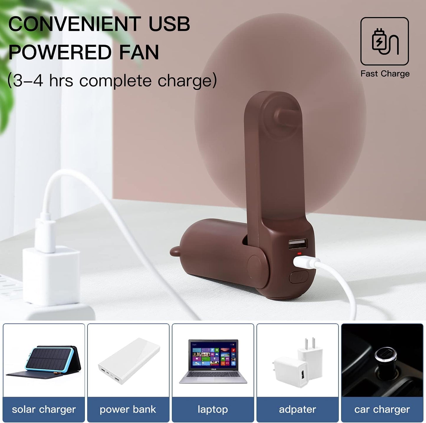 Handventilator Bear, Braun