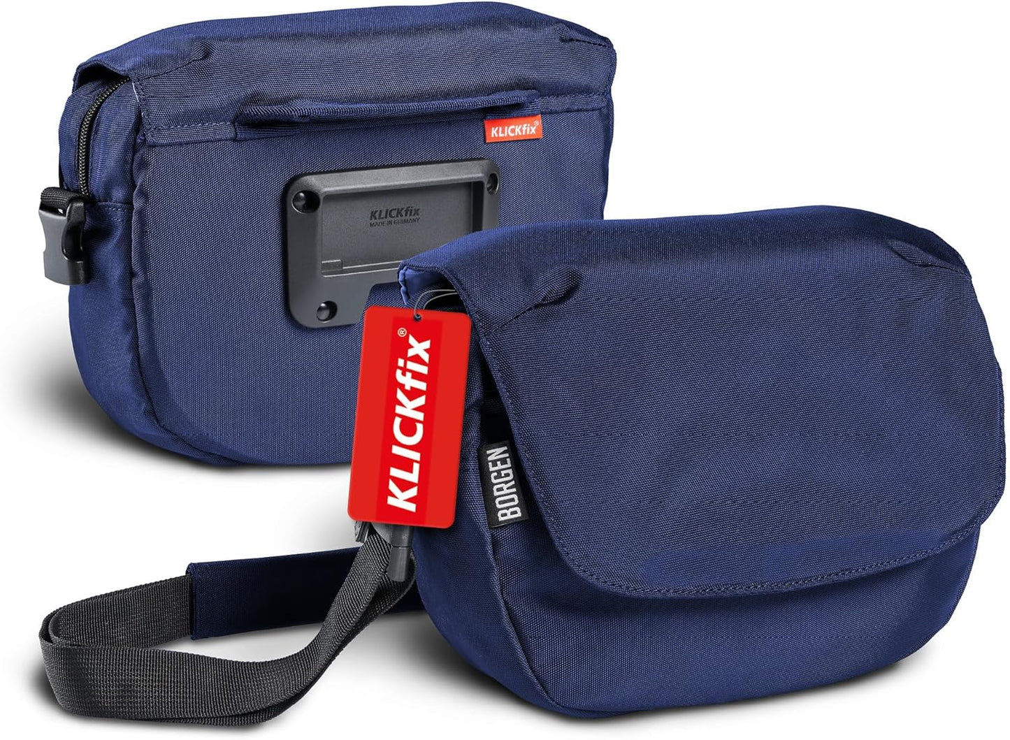 Lenkertasche KLICKfix, Ohne Adapter, Blau