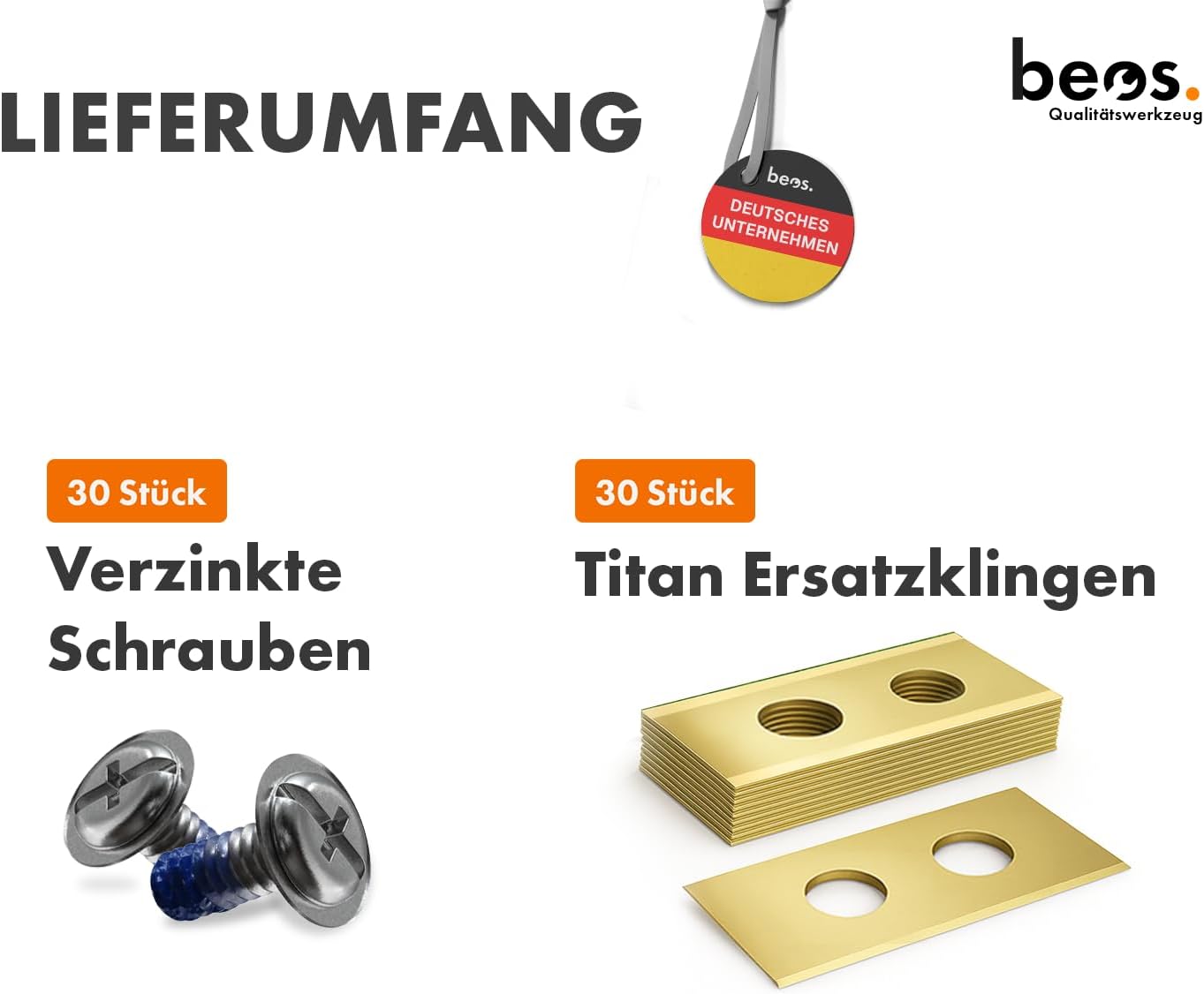 Ersatzmesser für Rasenmäher, Für Worx & Landxcape