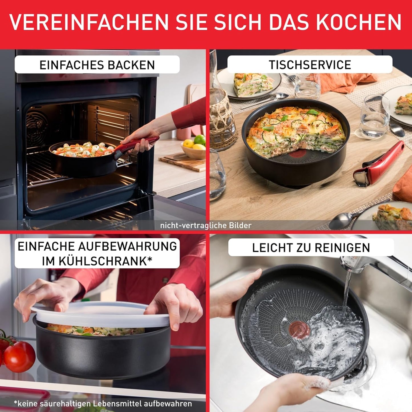 20-teiliges Kochgeschirr-Set mit Antihaftbeschichtung L15994, 20-tlg. Kochgeschirr-Set