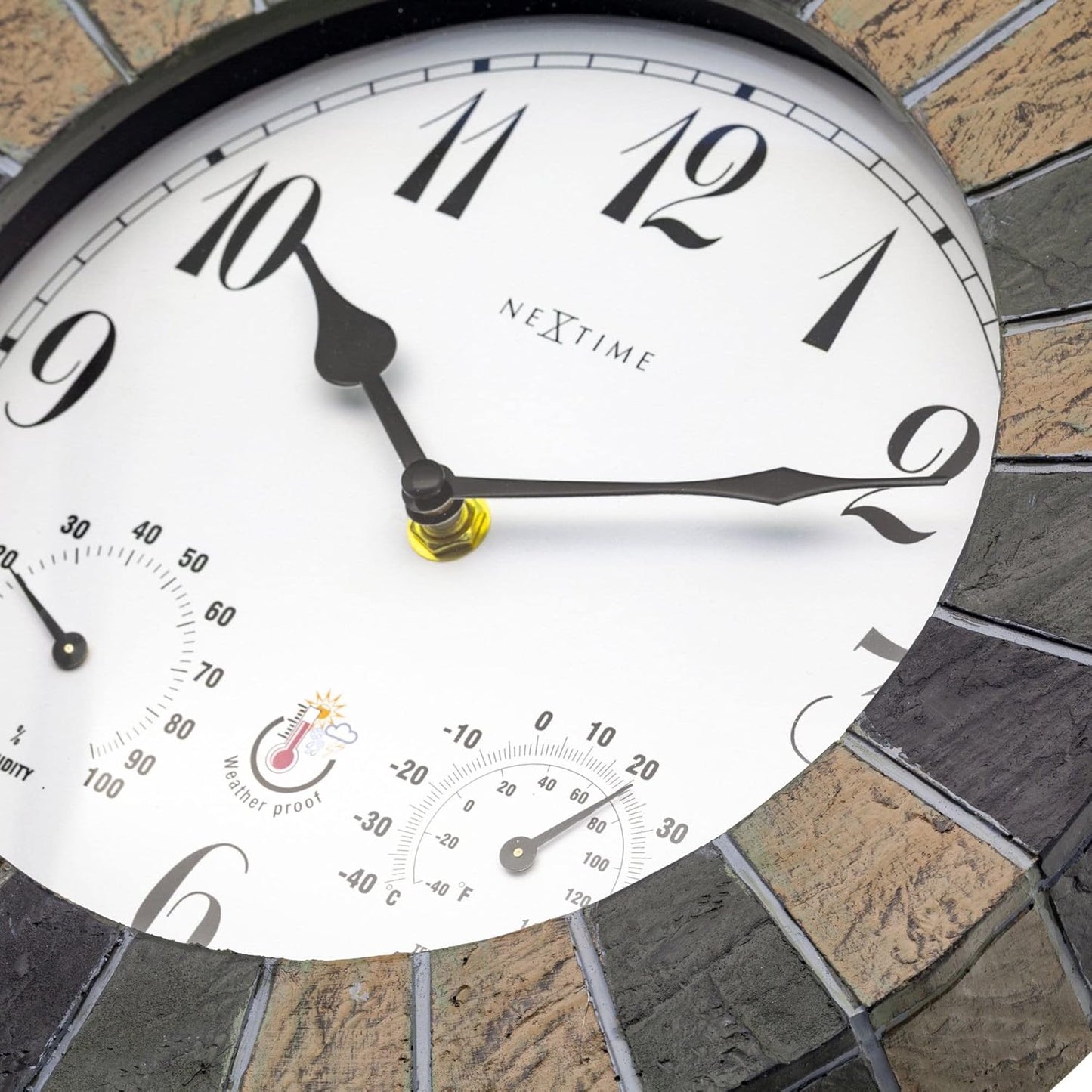 4311 Wanduhr Aster mit Wetterstation