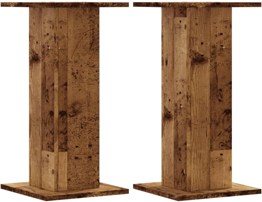 Pflanzenständer-Set, 30 x 30 x 60 cm Altholz