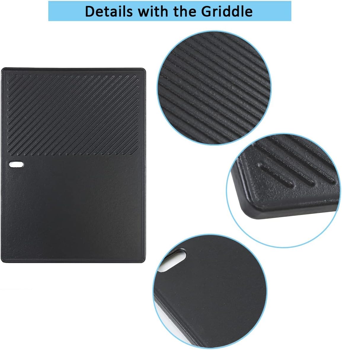 Grillplatte 43x32cm für Enders & Landmann, Grillplatte für Enders