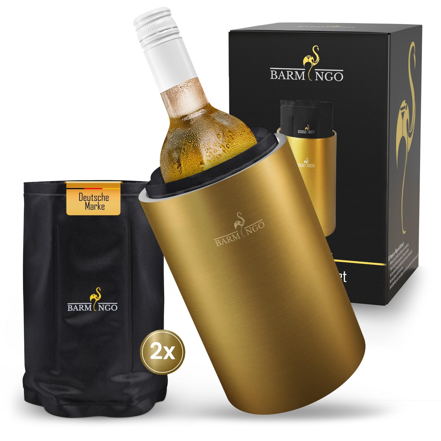 Weinkühler, Gold