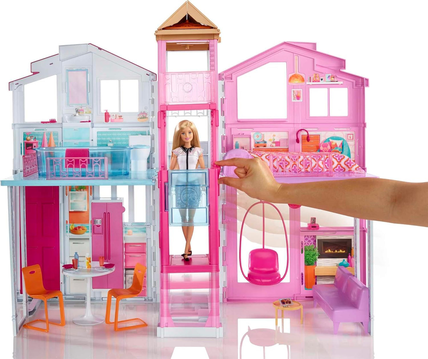 Traumvilla Stadthaus Spielset, Rosa-weiss